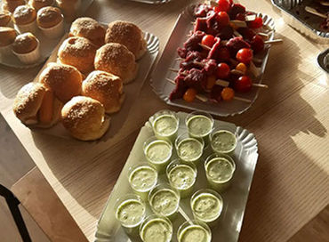 Formule rustique 8 pces/par pers: 20€